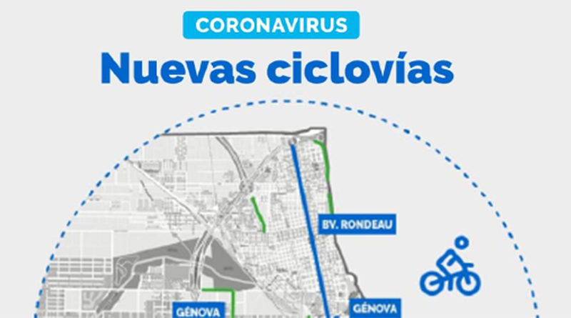 Ampliación ciclovía en Rosario