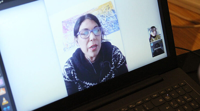 Analia Chumpitaz en Consejo Barrial