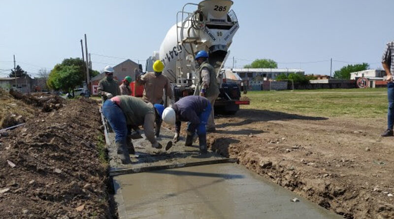 Obras en Barrio Moreno