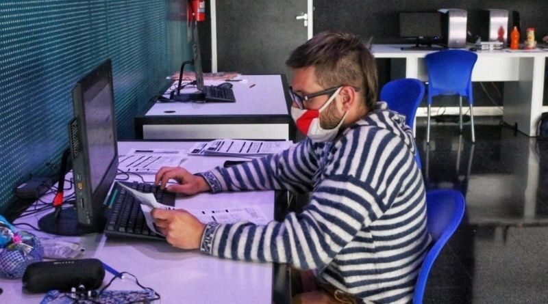 Acuario adaptado para cargas de Covid