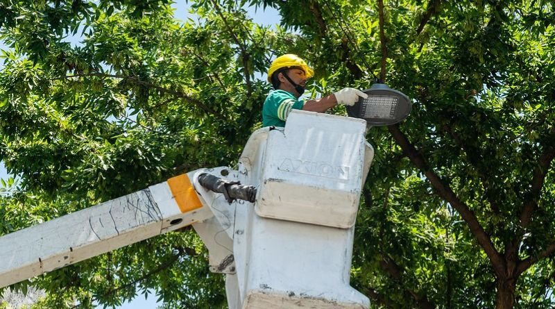 Plan iluminación led en Distrito Sur