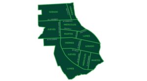 Mapa de recolección de residuos grandes