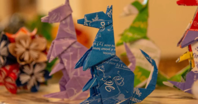 Inaugura la muestra “Me tomo 5 minutos y pliego un origami”