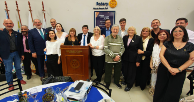 Rotary Club de Rosario Sud celebró sus 70 años de servicio a la comunidad